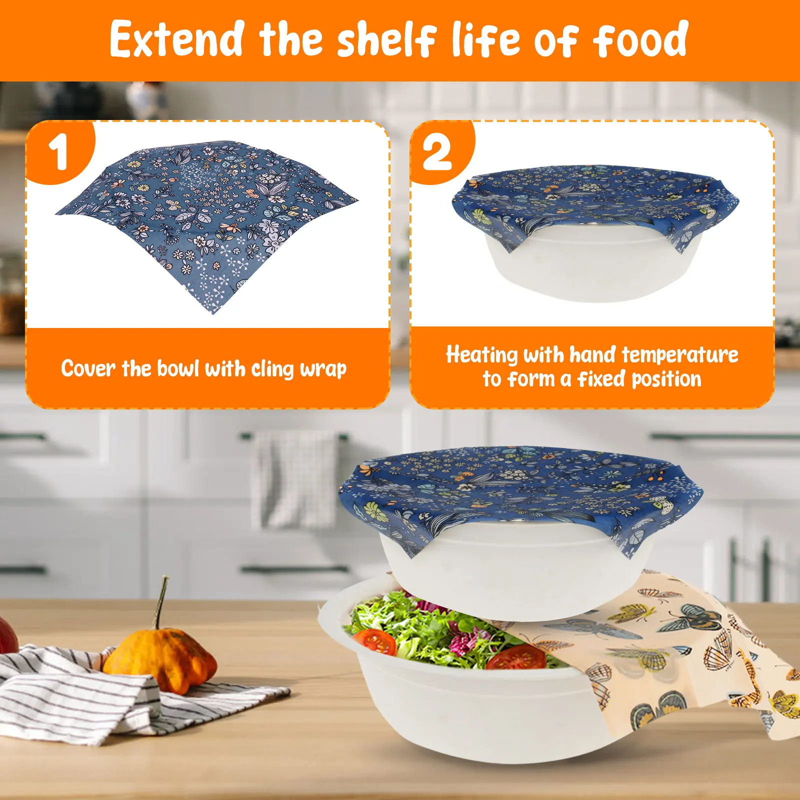 11-delige set bijenwas voedsel - Beeswax Food Cover recensie en prijs