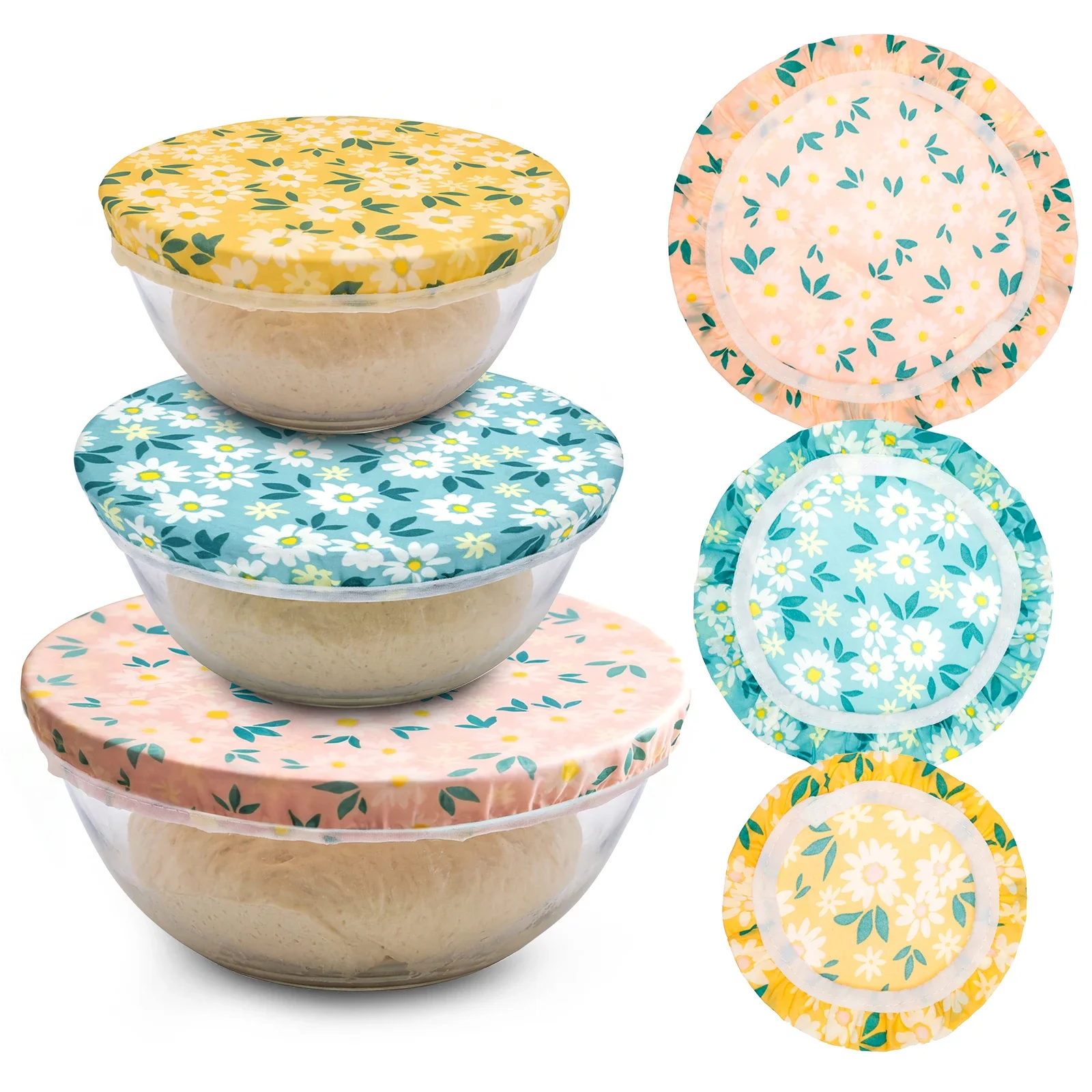 3 Stuks Kom Covers Katoen Bije - Beeswax Food Cover recensie en prijs