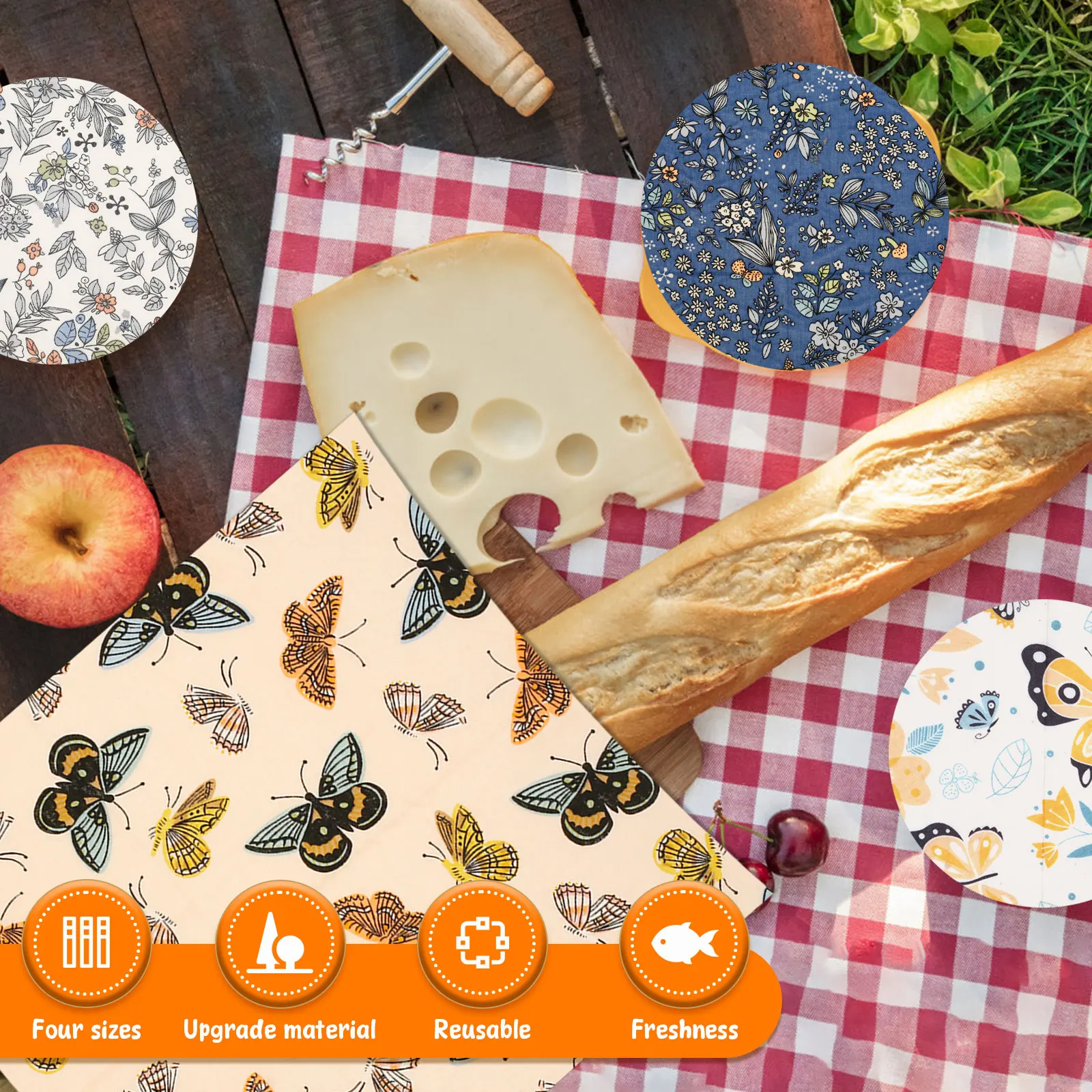 11-delige bijenwas voedselverp - Beeswax Food Cover recensie en prijs