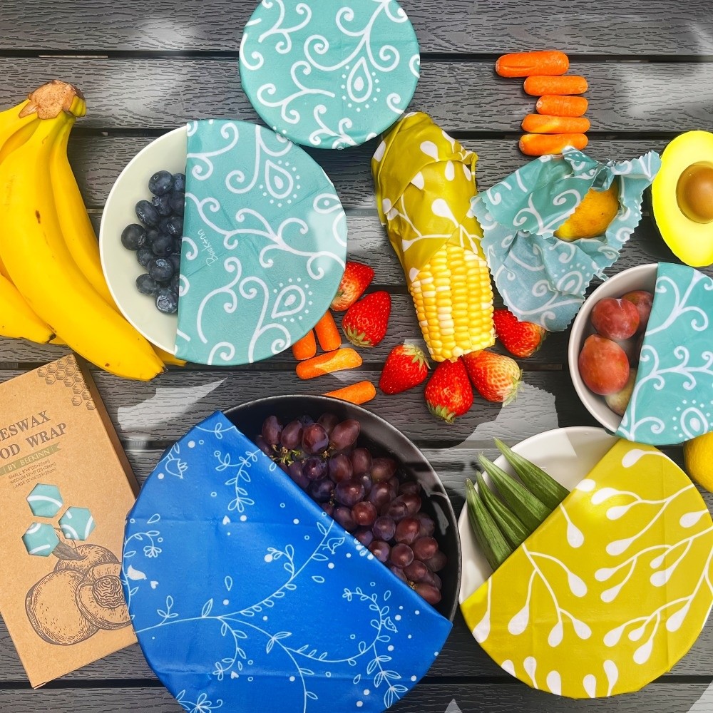 9 stuks bijenwas voedselverpak - Beeswax Food Cover recensie en prijs